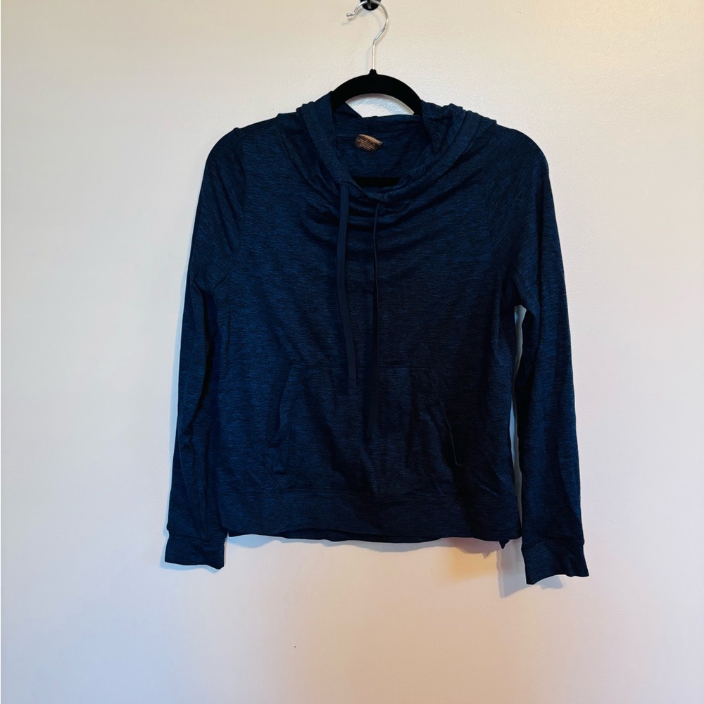 We Me dark blue hoodie, lightweight size xs
